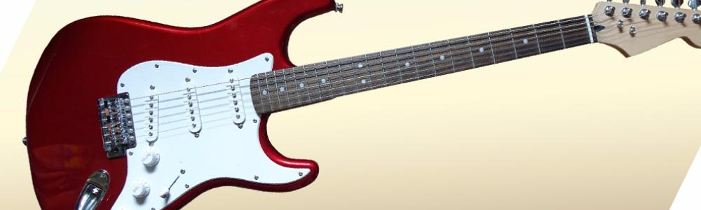 レッド ソリッドボディ エレキギター ソリッドボディーギターとは！？ | 横浜のギター教室-ギターの東大